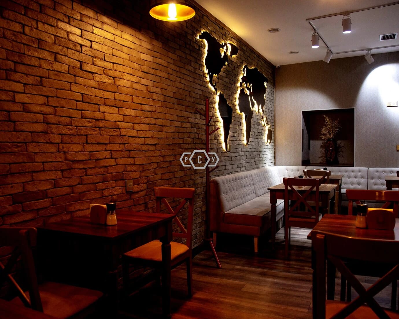 Repair of a cafe, coffee shop image