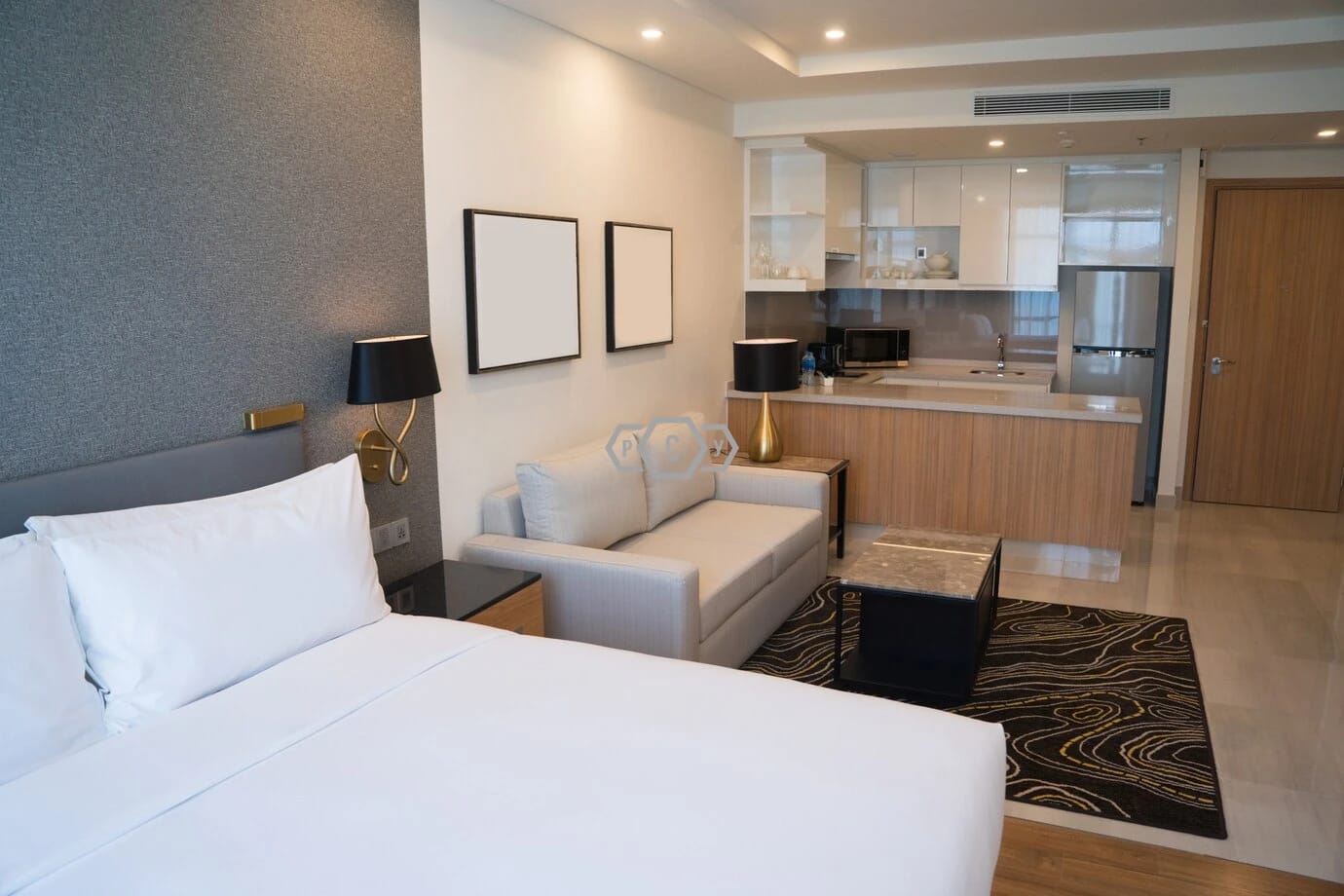 Design of a studio apartment image