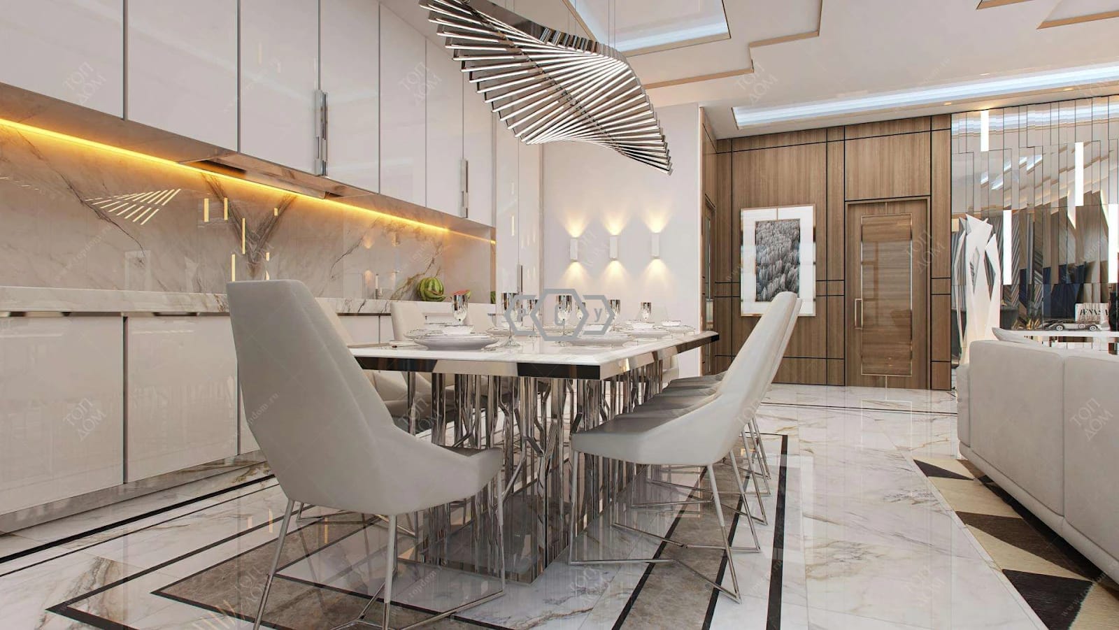 Elite design of a house, cottage image