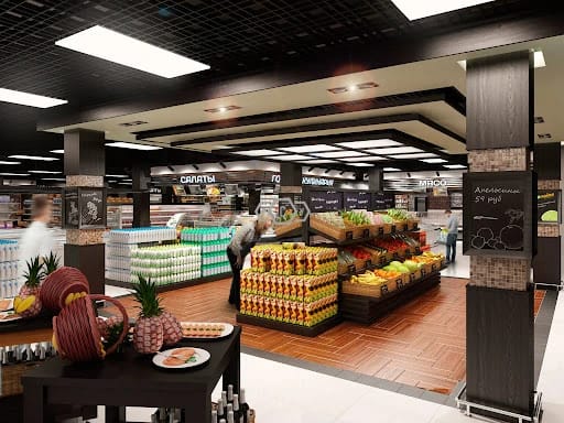 Design for a supermarket image